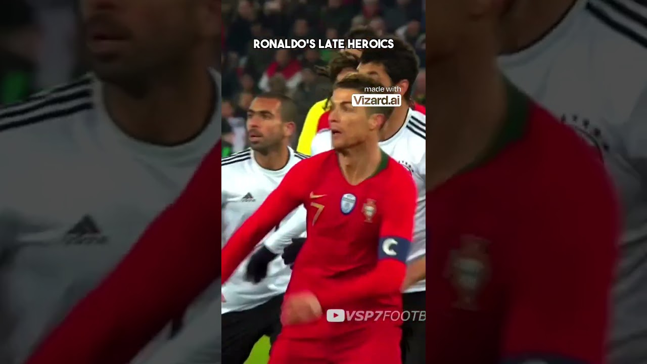 Ronaldo's Late Heroics @Cristiano