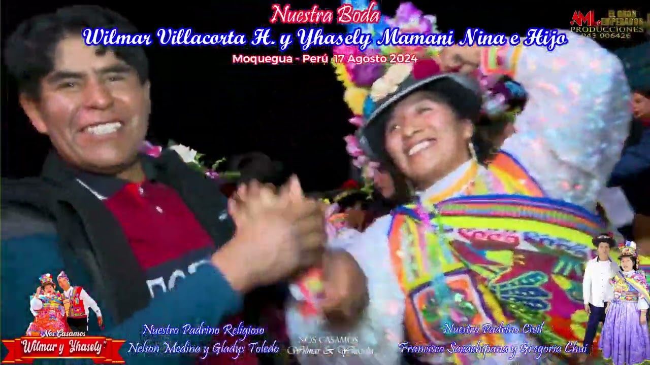 FELIPE RAMOS Y BANDA AZUL BODA WILMAR Y YHASELY 17 AGO 2024 II MOQUEGUA