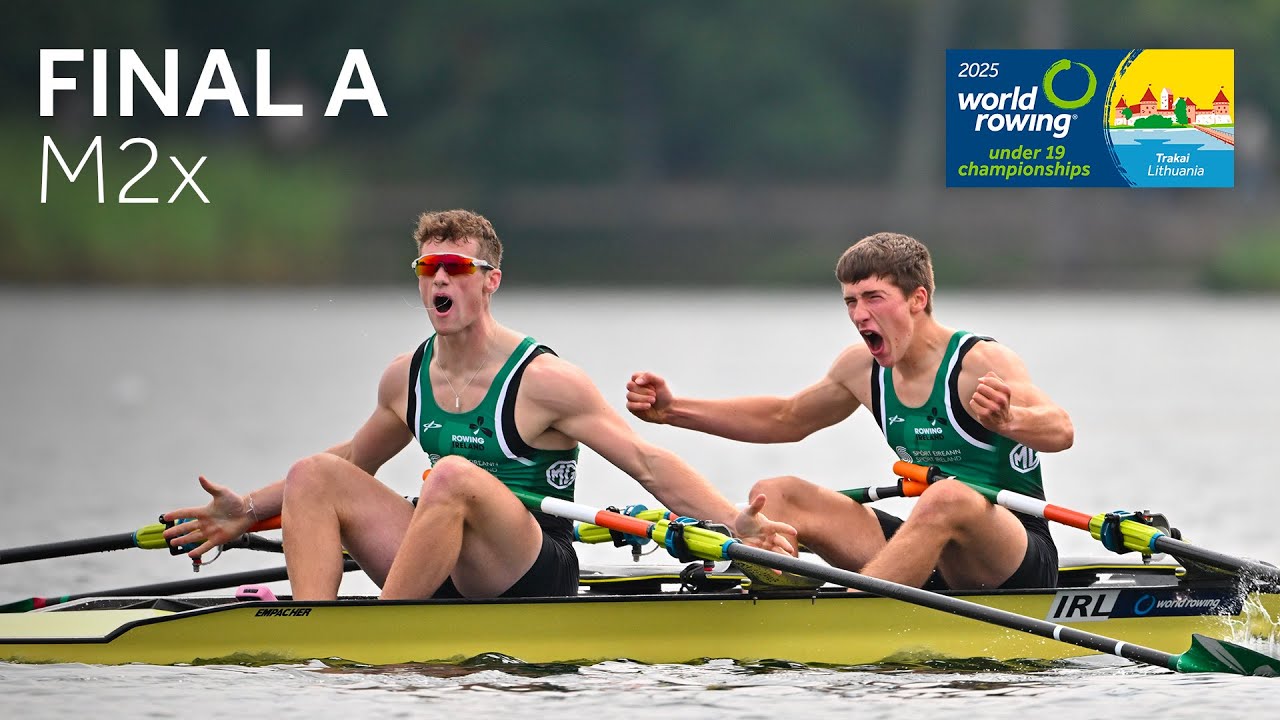 2025 World Rowing Under 19 Championships - Under 19 Men's Double Sculls A-Final