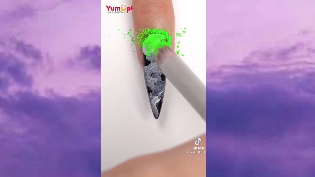 💜 The Ketchup Bandit?! | Part 1 | Nail Art Story Time | Purple Tiktok 💜