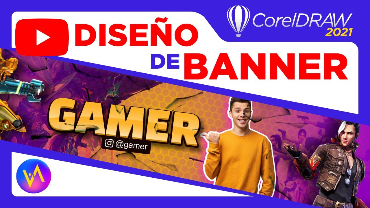 Diseñar un BANNER para tu CANAL de YOUTUBE en CorelDRAW 2022