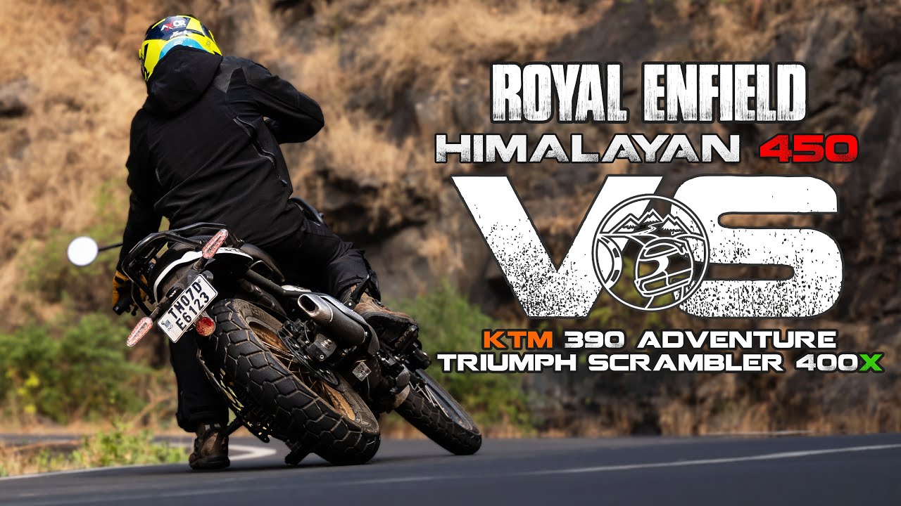 Royal Enfield Himalayan 450 |  KTM 390 Adventure | Triumph Scrambler 400X Compared | Sagar Sheldekar
