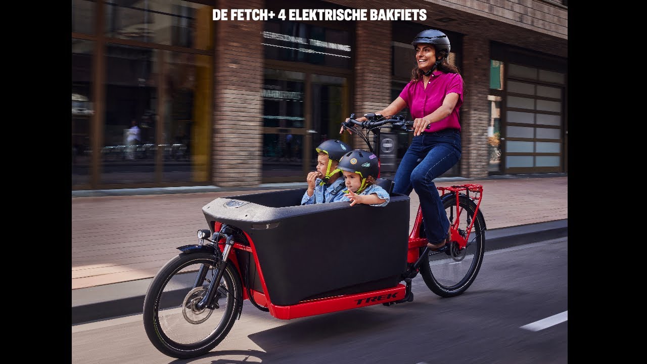 De nieuwe FETCH+ 4 elektrische bakfiets van TREK
