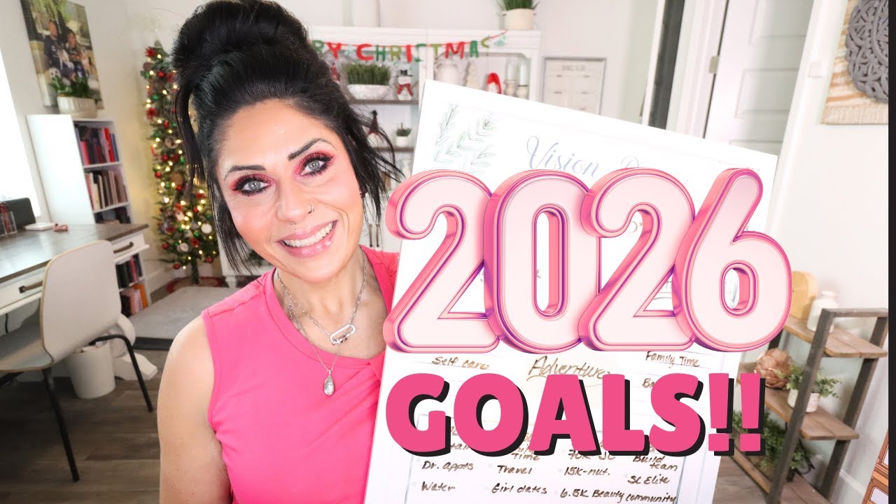 2026 GOALS & VISION BOARD! LOTS OF CHANGES COMING.....RECAP OF 2025 GOALS - WEIGHT WATCHERS