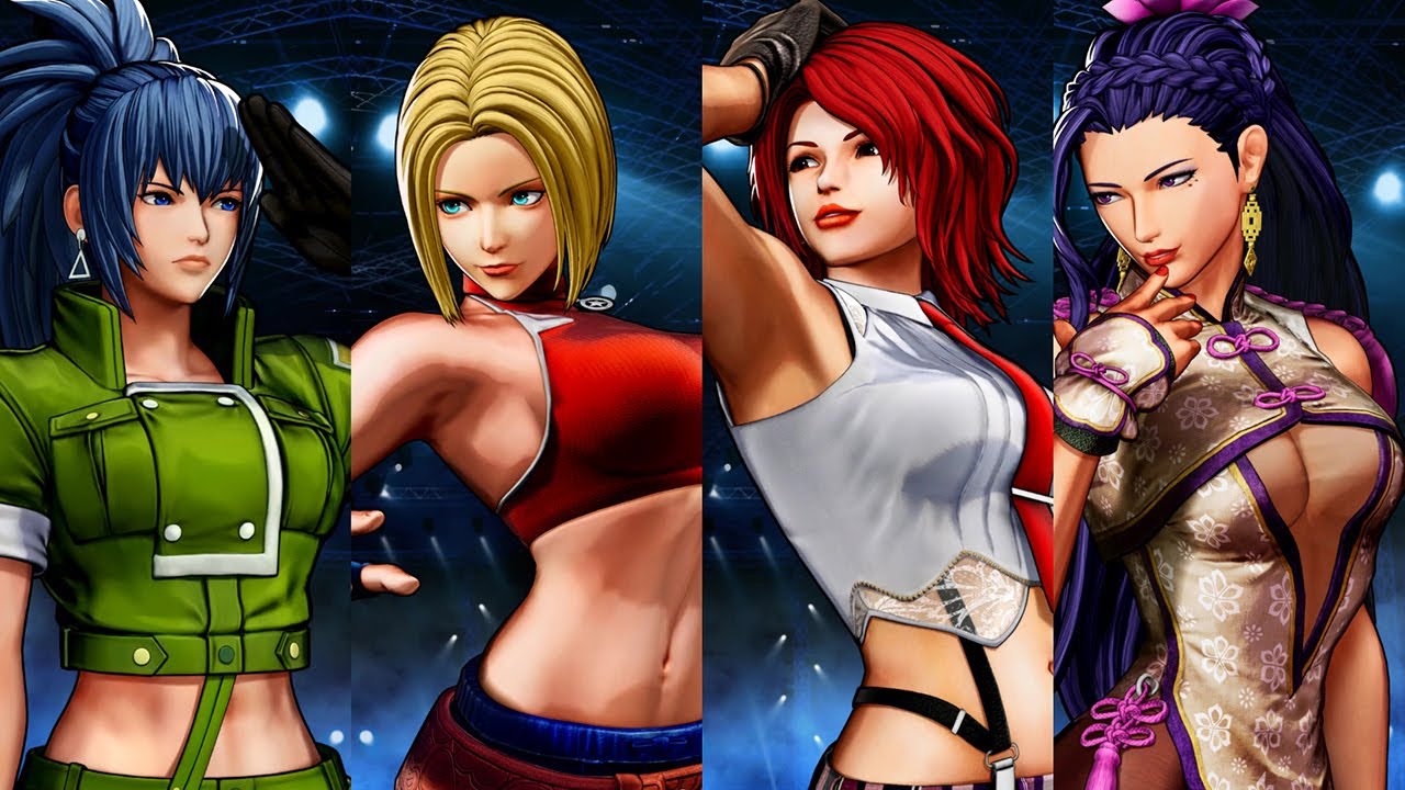 Solo Leona vs Blue Mary Team Battle - KOF XV