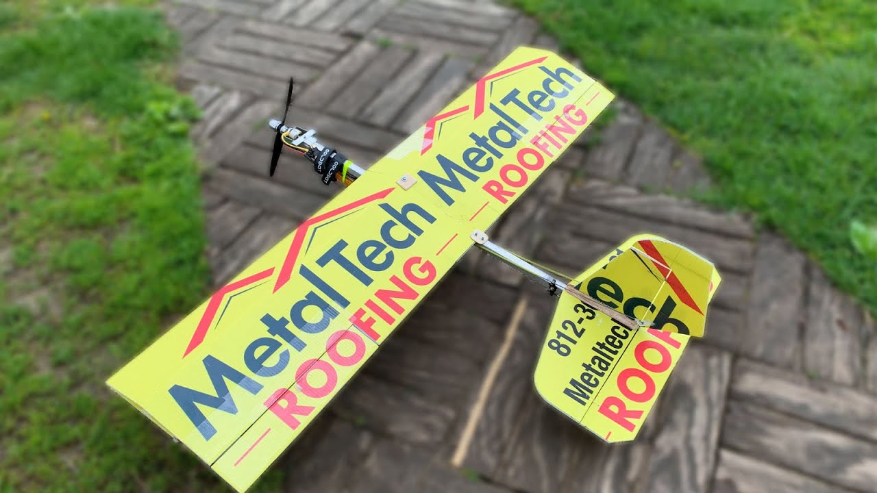 Homemade Rc Plane Made From Scratch
