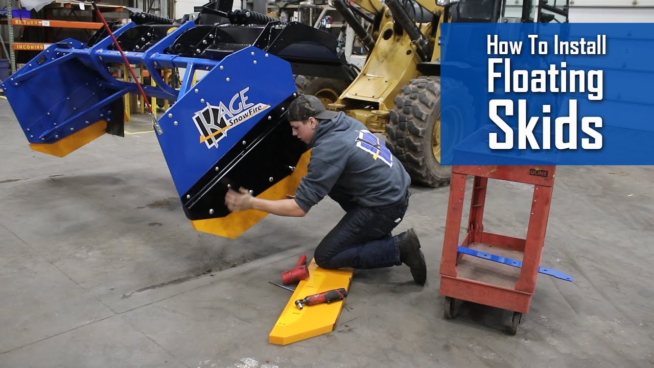 How to Install Floating Skids on a SnowFire Plow and Pusher System