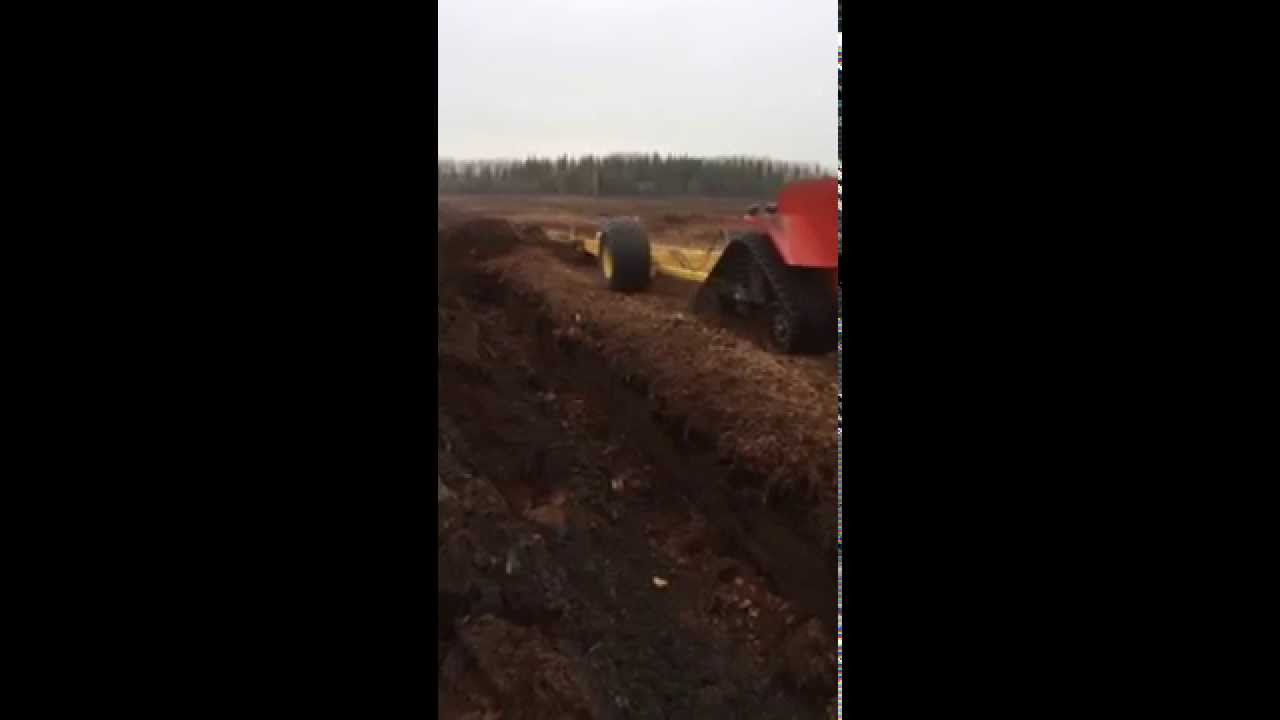 Deep plowing peat moss 2