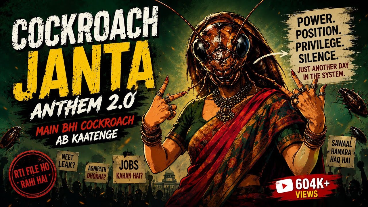 Main Bhi Cockroach | Political Satire Rap Song
