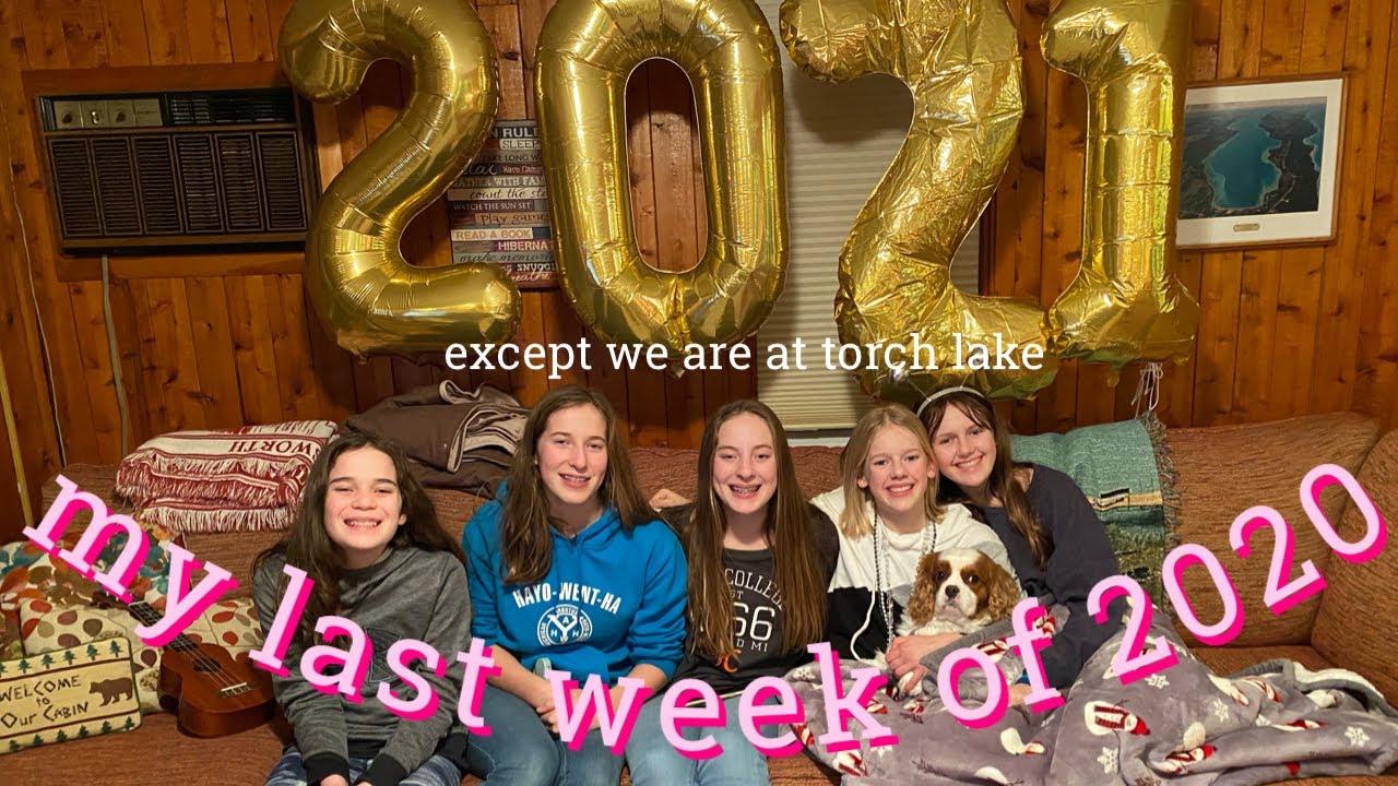 My last week of 2020 | Torch lake:)