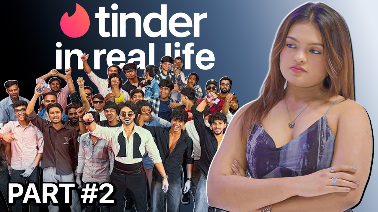 Indian Tinder In Real Life | Anshika Vs 100 Boys Part: 2 | Allen Choudhary