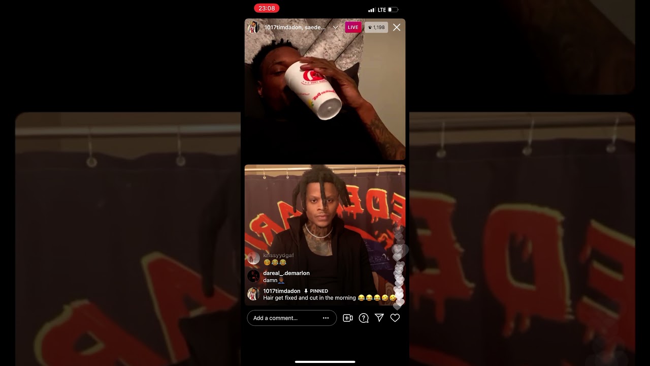 SaeDemario X 1017TimDaDon  IG Live