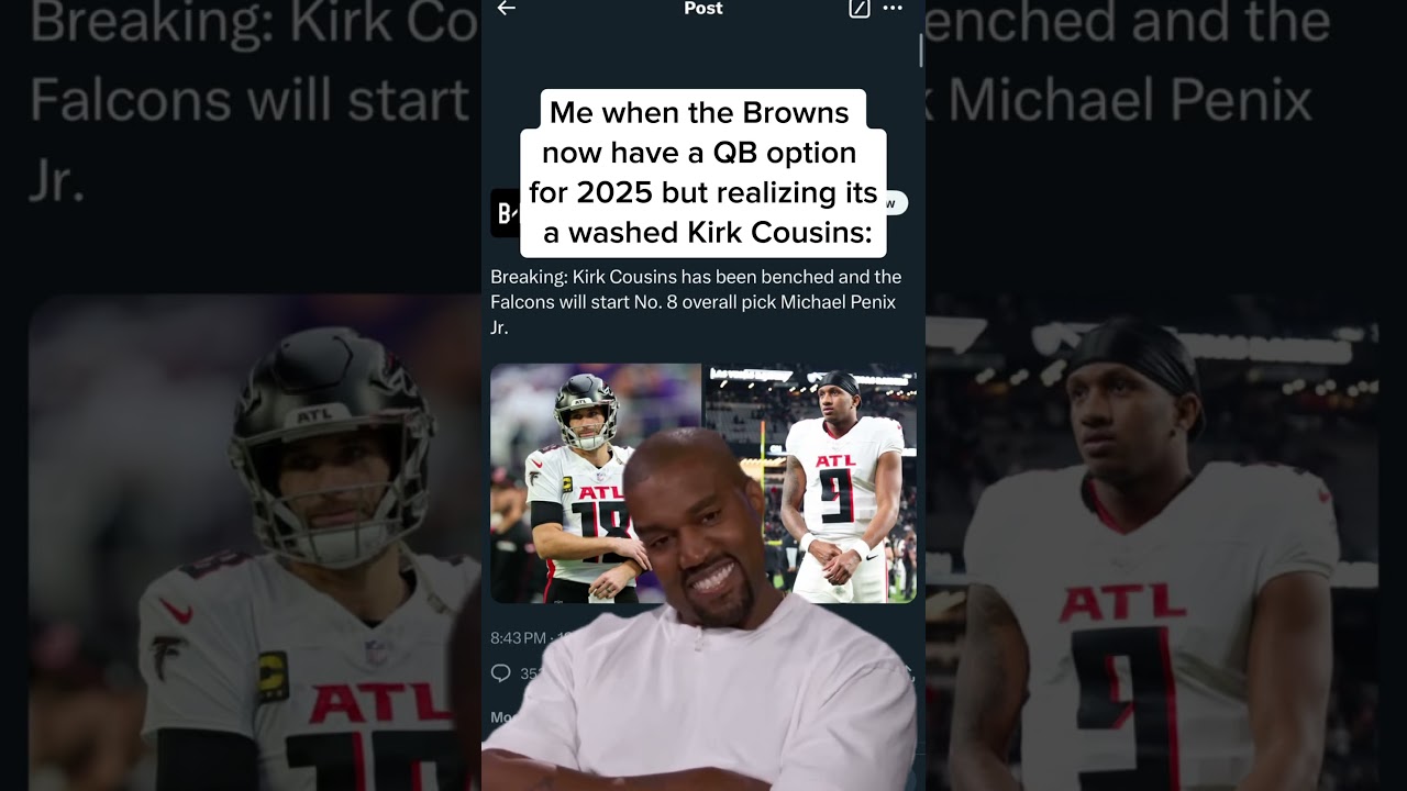 Im going to hate life if the Browns get Kirk Cousins #clevelandbrowns #nfl #nflfootball #shorts