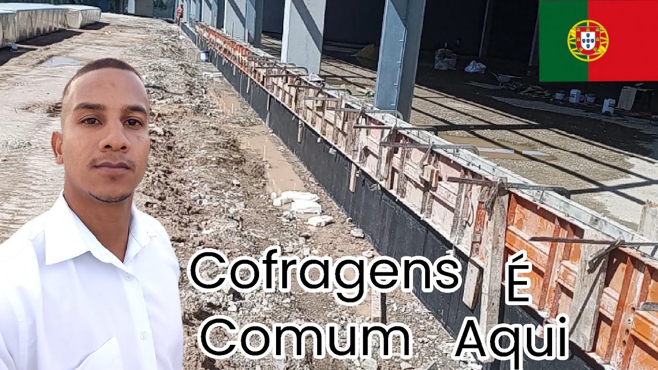 construção civil em Portugal 🇵🇹 comum em obras cofragens de betão