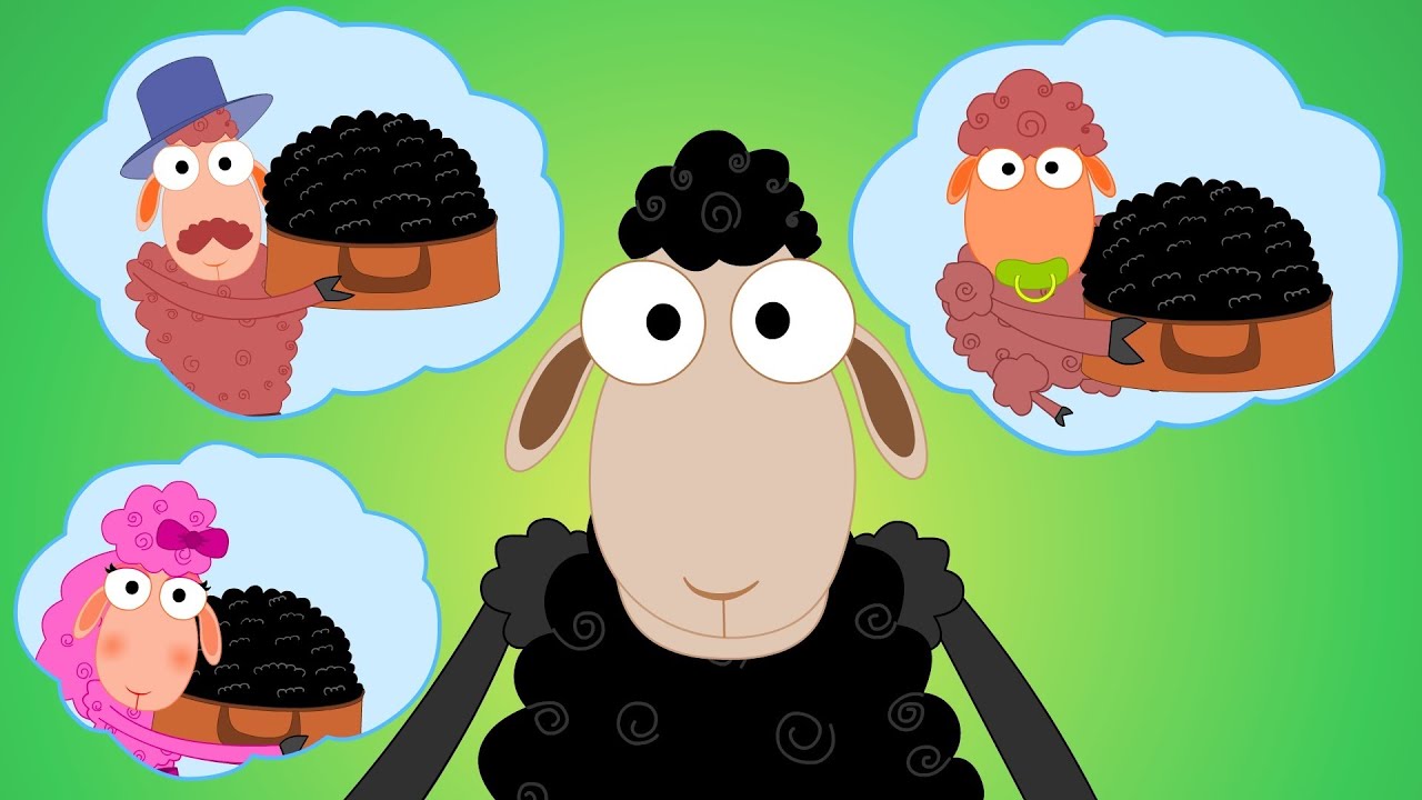 Baa Baa Black Sheep - Popular Nursery Rhyme Poems & Children Songs