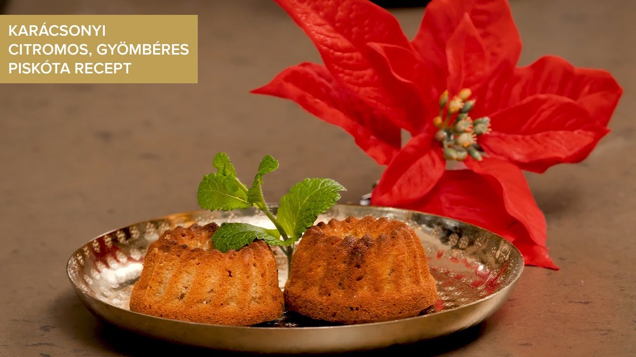 Karácsonyi citromos, gyömbéres piskóta recept – Toman piskóta keverékből