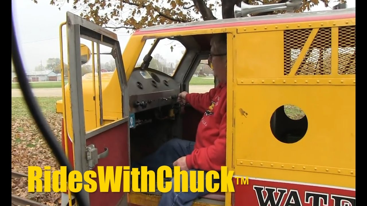 We go for a ride on Pete's Train!  Destroyed by fire in spring of 2021.  Gone without a trace!