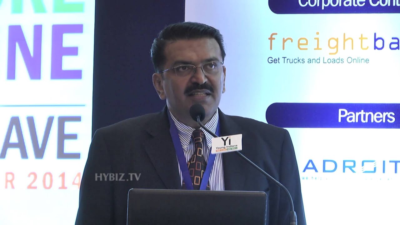 Parthasarathy Chairman of Karvy At Yi Youth Conclave-Hybiz.tv