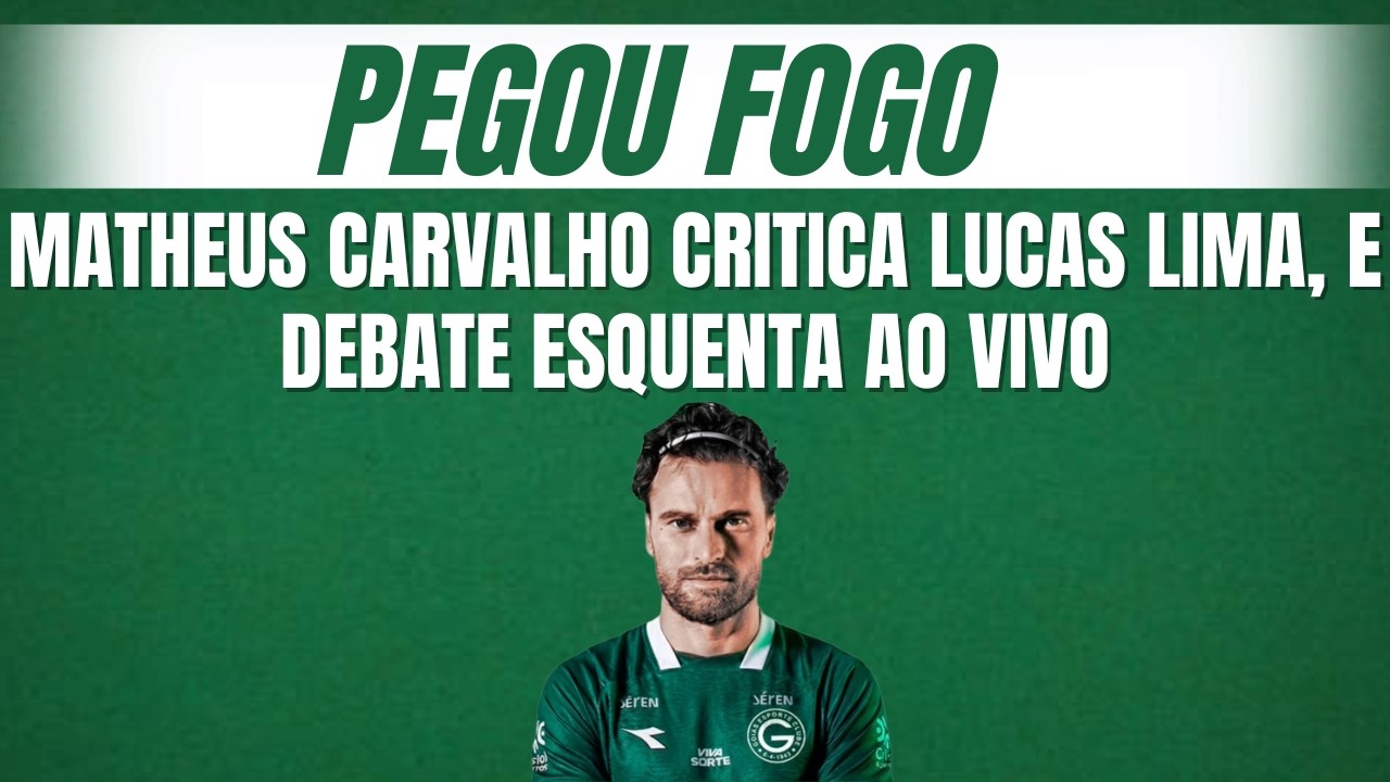 Rendimento de Lucas Lima no Goiás gera debate quente ao vivo: “não está jogando nada”