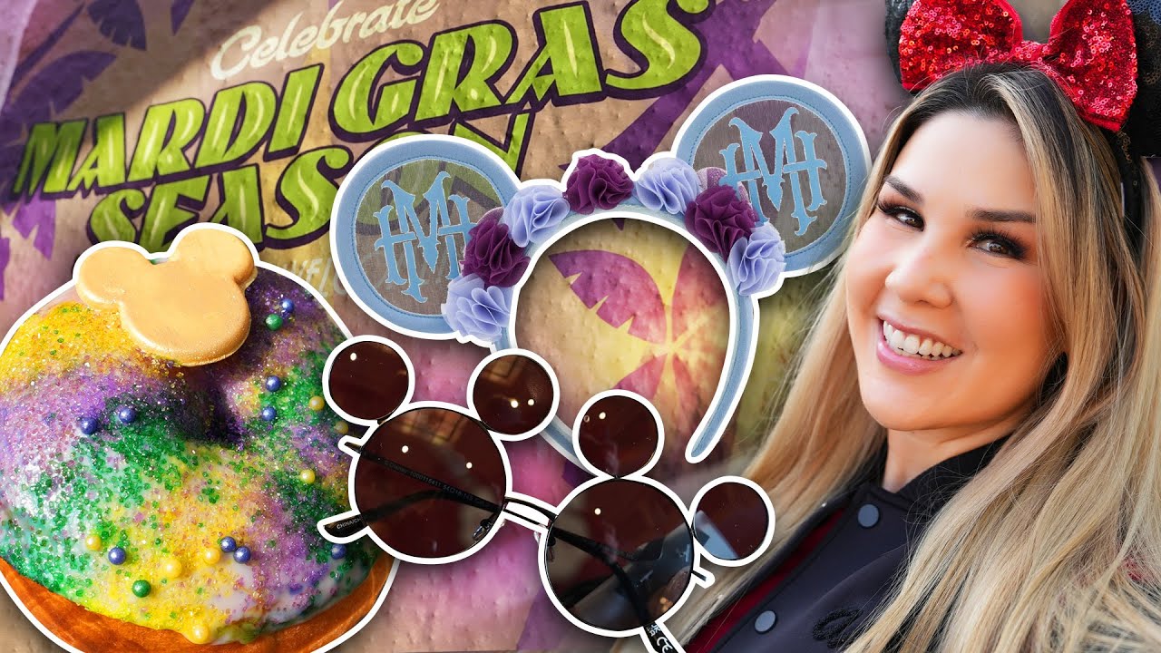 CAFE ORLEANS MARDI GRAS PRIX FIXE MENU! Mardi Gras at Disneyland + New Merch! Disney Vlog 2025