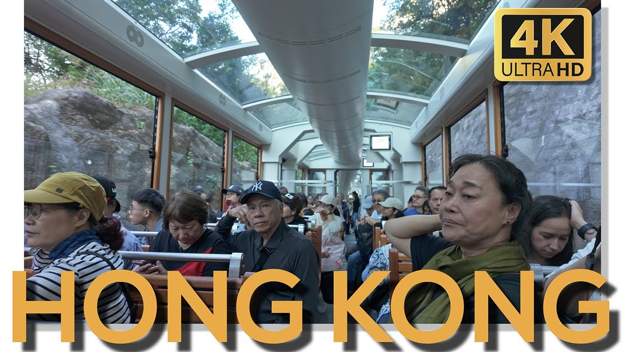 Central to Victoria Peak via New Peak Tram - Full Walking Guide | Hong Kong in 4K