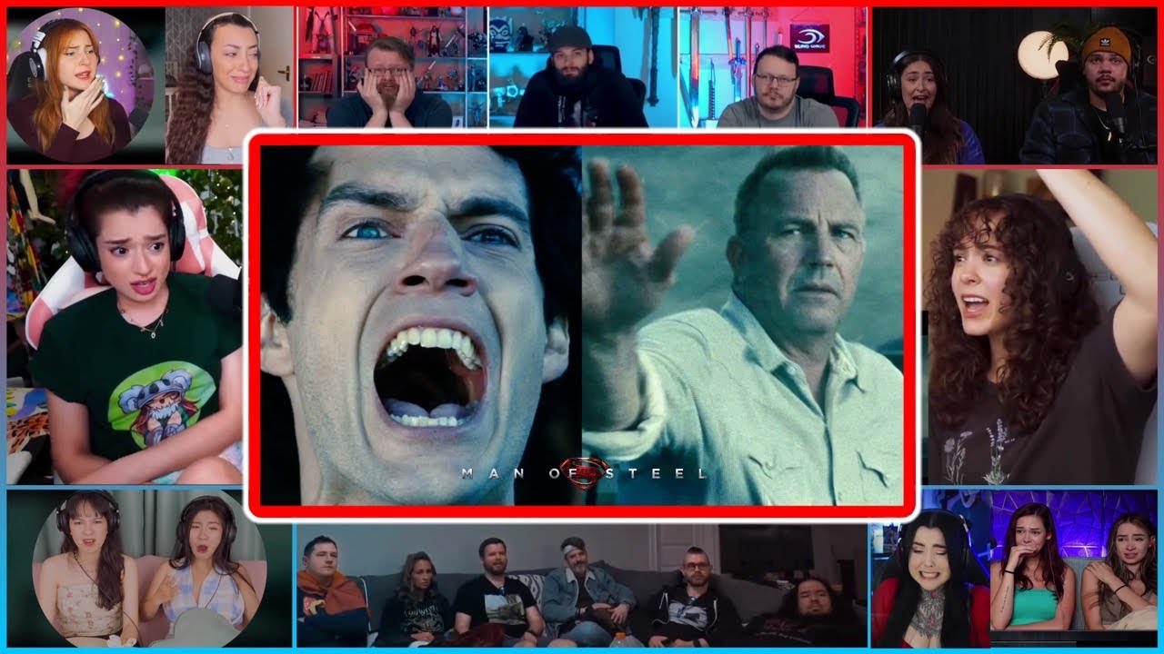 DCU Fans Sadly React To CLARK WATCH PA KENT DIE | Man Of Steel Movie PA KENT’s DEATH Reaction Mashup