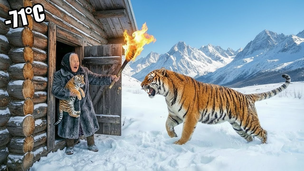 She Saved a Freezing Tiger Cub... Then Something Incredible Happened at Her Door | Yakutia at –71°C
