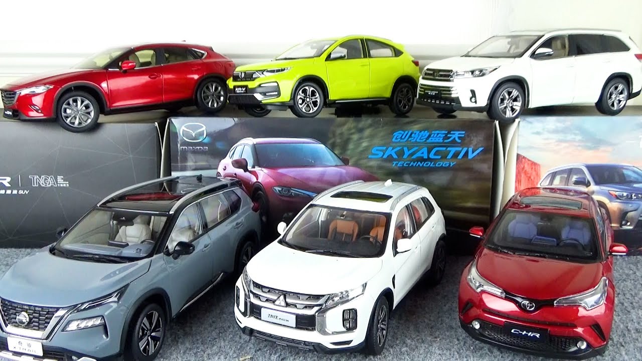 1/18 Открытые японские автомобили Paudi ♪ X-Trail, C-HR, кроссовер и т.д.