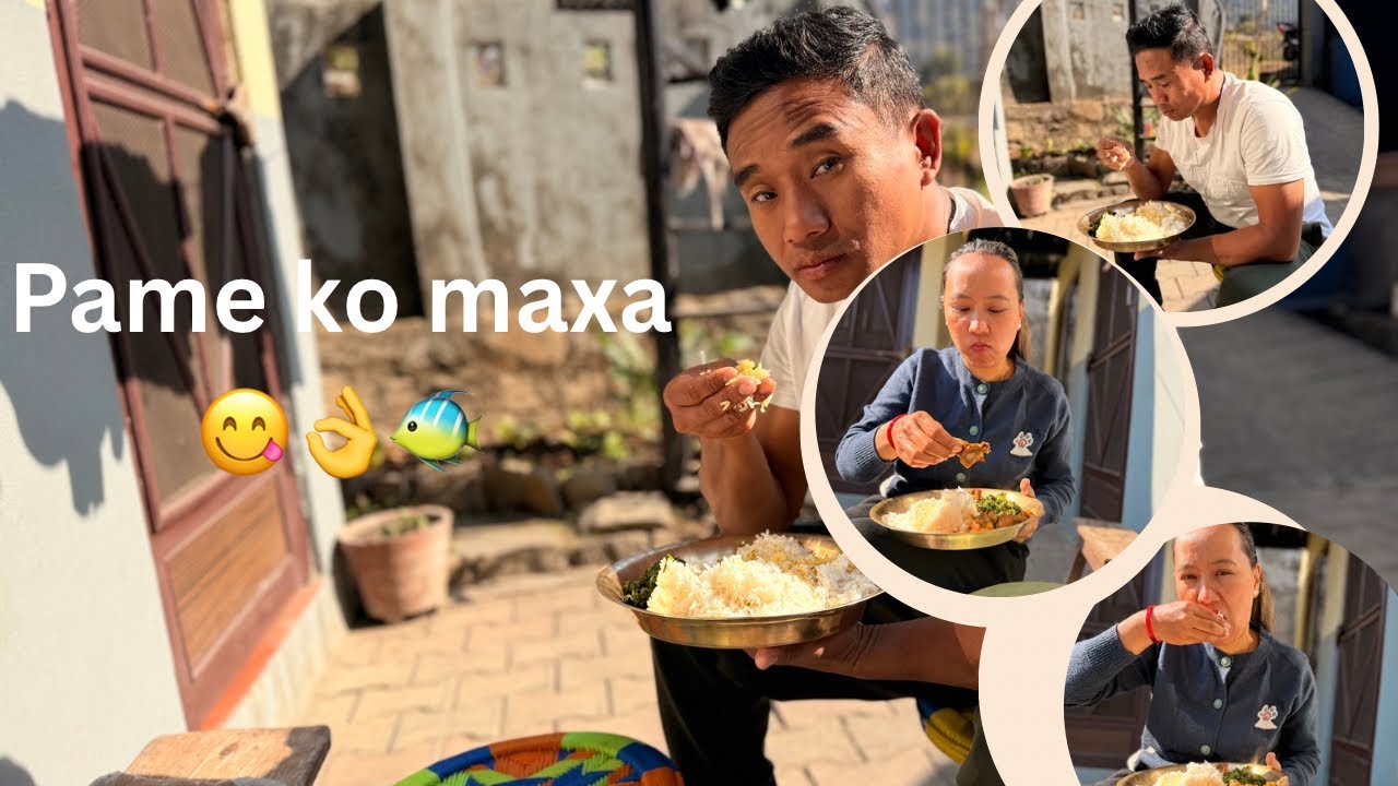 Pame ma haji ko gharma mitho maxa khayera aaiyo.🐠❤️#vlog122
