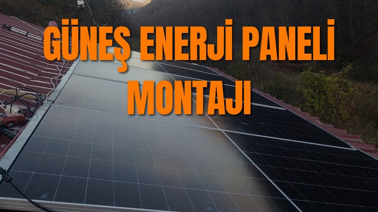 GÜNEŞ ENERJİ PANELİ MONTAJI | #solarenergy #solarsystem 