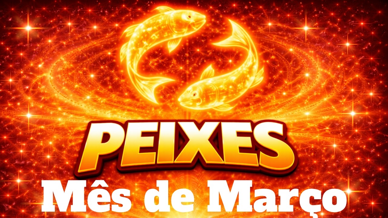 MARÇO✨️SIGNO DE PEIXE♓️  A prosperidade está em seus caminhos!