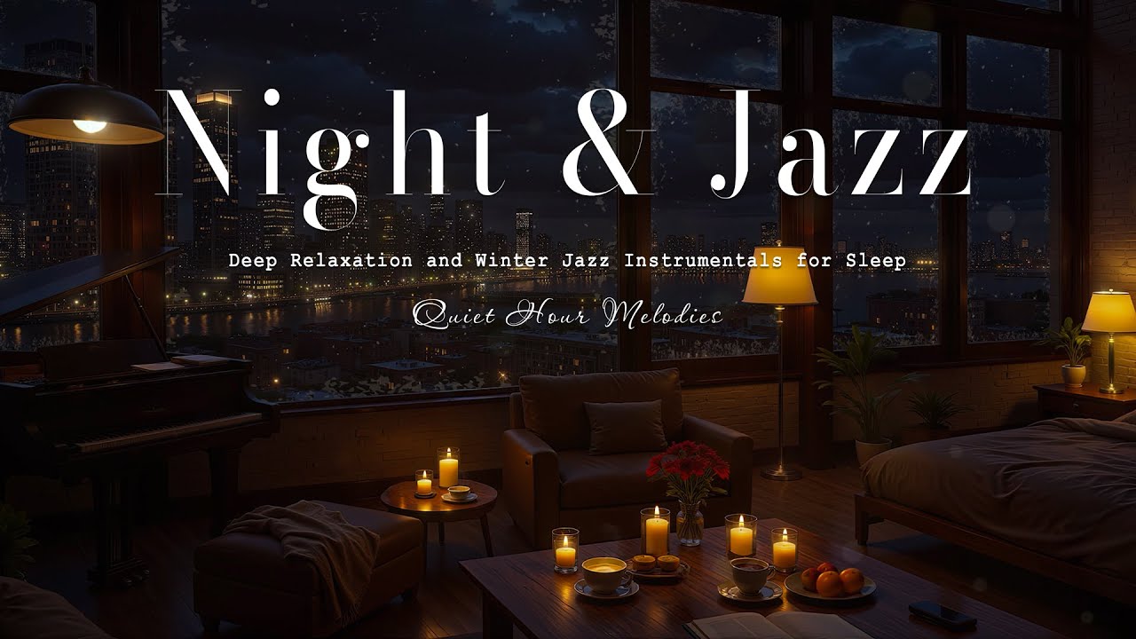 Night of Peaceful Jazz Sleep Music - Deep Relaxation and Winter Jazz Instrumentals for Sleep