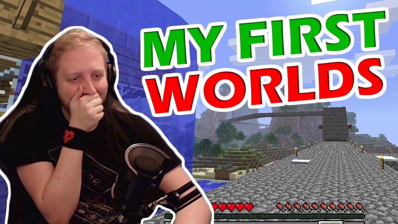 Exploring my old Minecraft World Saves!