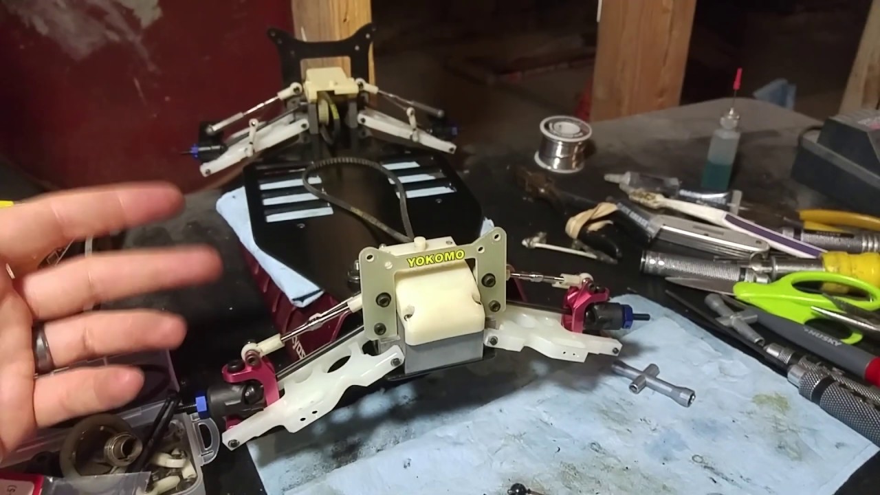 Yokomo YZ10 hex wheel conversion for Works arms