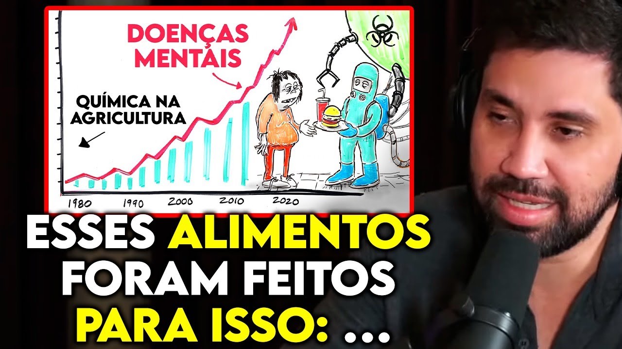 PSIQUIATRA REVELA OS ALIMENTOS QUE PREJUDICAM NOSSA SAÚDE MENTAL  | Lutz Podcast