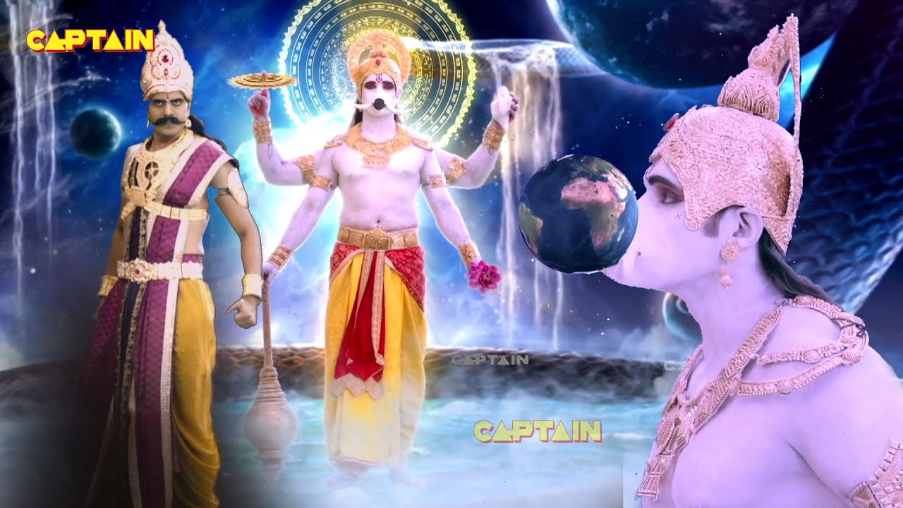 विष्णु नारायण जी ने वराह अवतार लेकर हिरण्याक्ष से पृथ्वी की की रक्षा  | Yoddha Garud - Ep 223 to 228