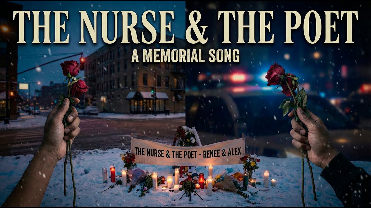 The Nurse & the Poet (A Memorial Song for Renee Good & Alex Pretti) | Protest Music Lyric Video