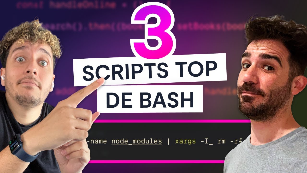 3 Bash Scripts para MEJORAR tu PRODUCTIVIDAD Programando