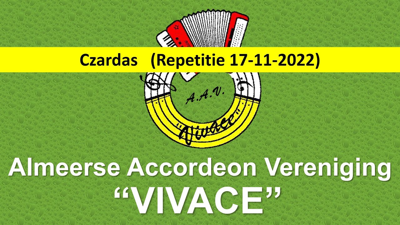 Czardas - AAV-Vivace - Repetitieavond 17-11-2022