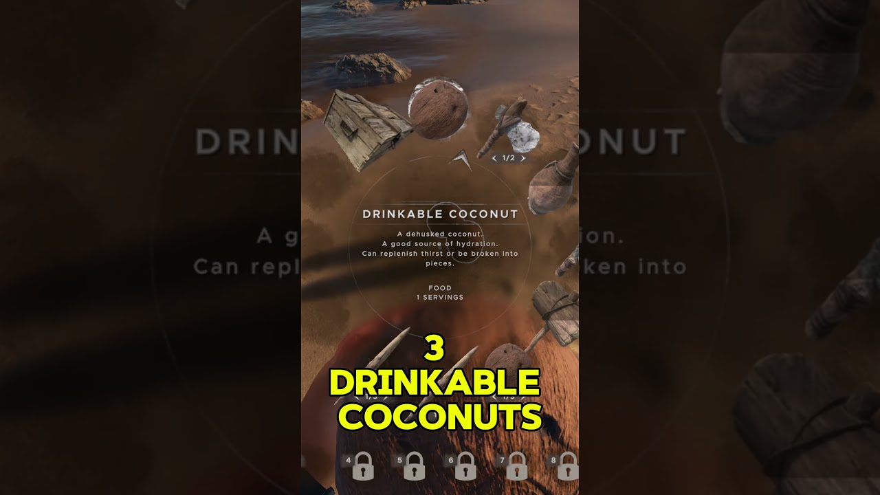 Бесконечная вода в Stranded Deep! 🌴🥥💧 #strandedeep #советы #геймплей