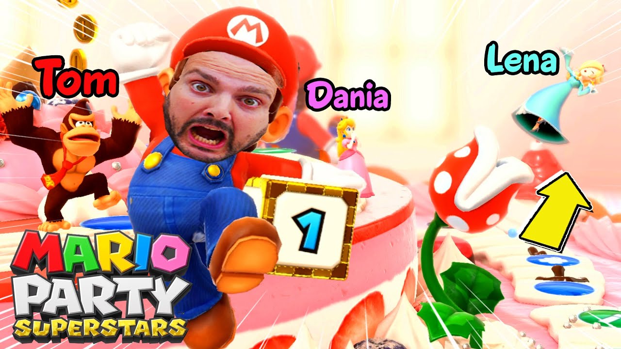 1. MAL MARIO PARTY mit Kaan, Lena und Tom! Wer holt sich den Stern?