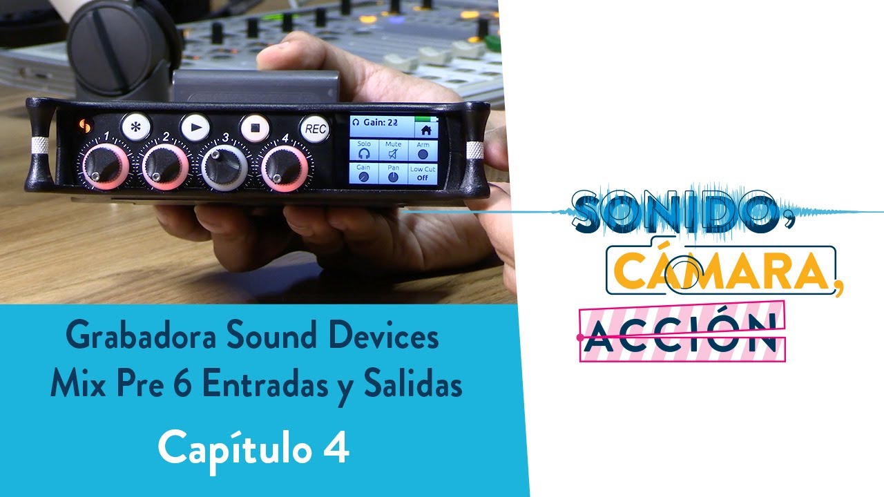 Analizamos las entradas y salidas del MixPre 6