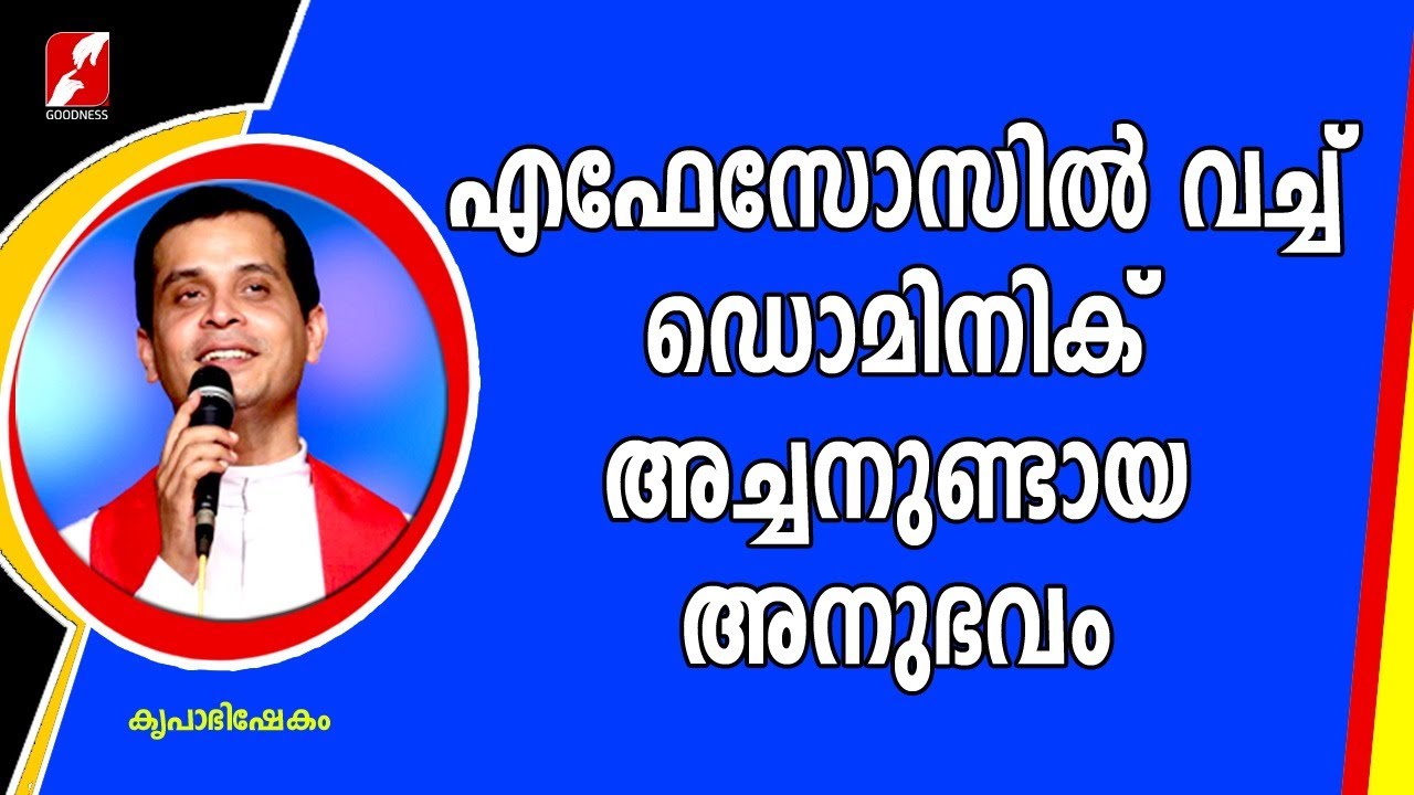 പരിശുദ്ധ അമ്മയ്‌ക്ക് കുർബാന കൊടുത്ത ഇടം |FR. DOMINIC VALANMANAL|KRUPABHISHEKAM TALK |GOODNESS TV