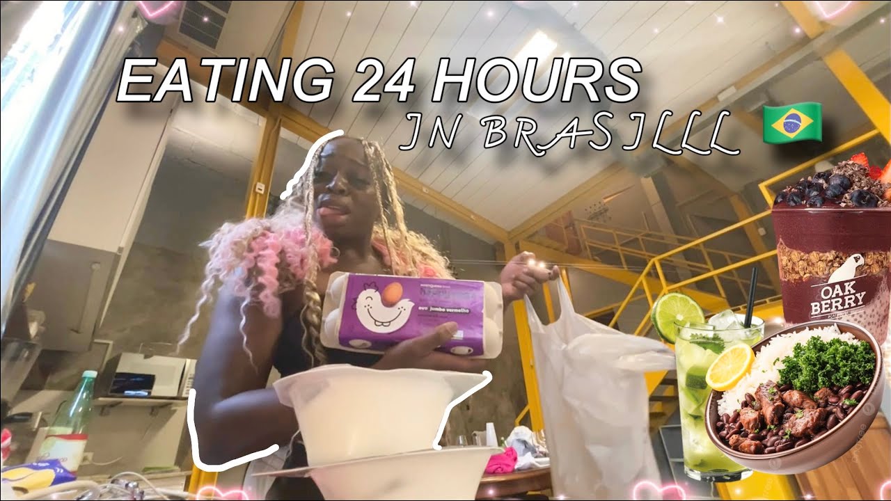what I eat 24hrs in brazil 🇧🇷 (solo dining, grocery shopping, exploring)