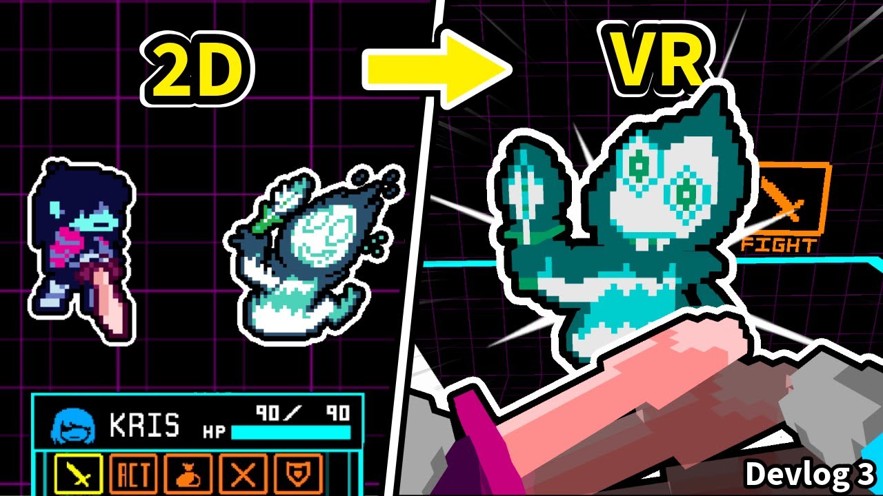 Я добавляю БОИ в Deltarune VR!