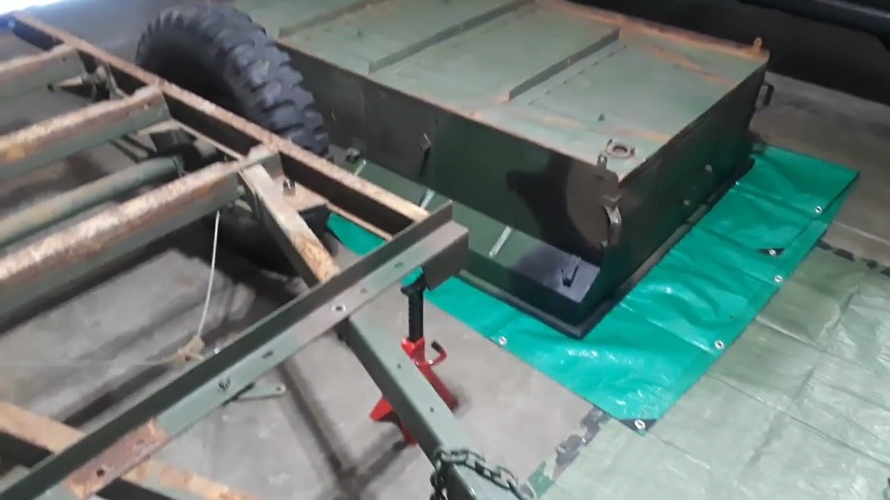 M416 Military Trailer Rehab- Day 2 (Disassembly)