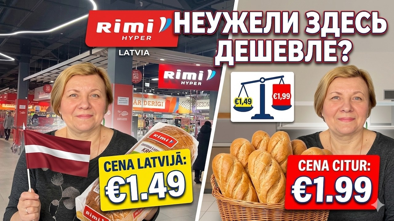 🇱🇻 РИГА - МАГАЗИН РИМИ ДЕШЕВЛЕ ЧЕМ В ФИНЛЯНДИИ? #hellofromfinland