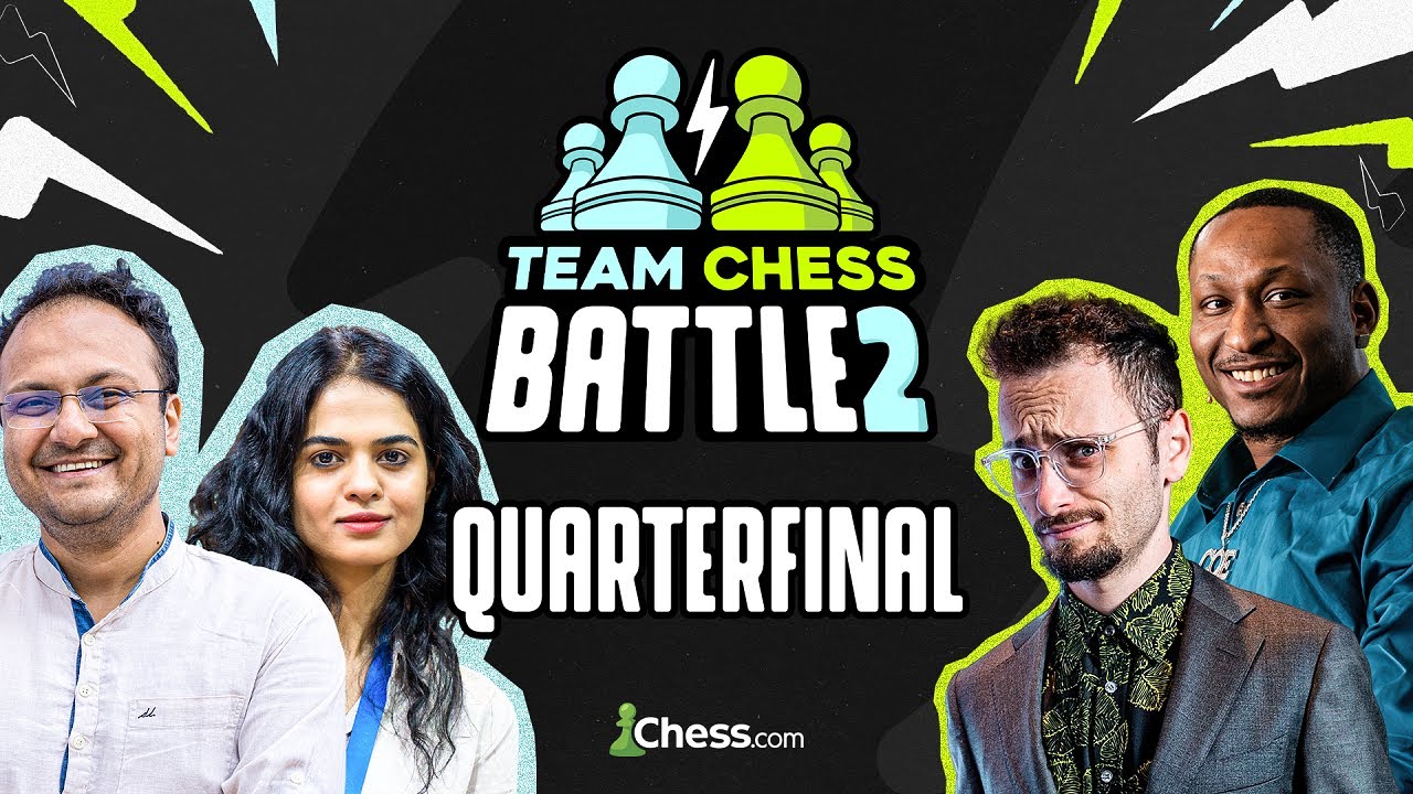 TEAM CHESS 2: GothamChess Levy & James Canty vs. Tania & Sagar Shah