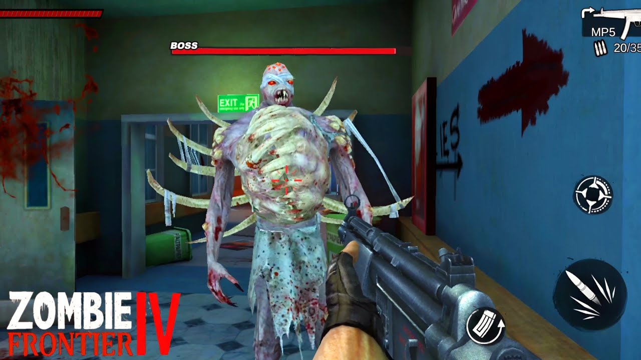 Zombie Frontier 4 Area 1 Boss Fight _ Android GamePlay
