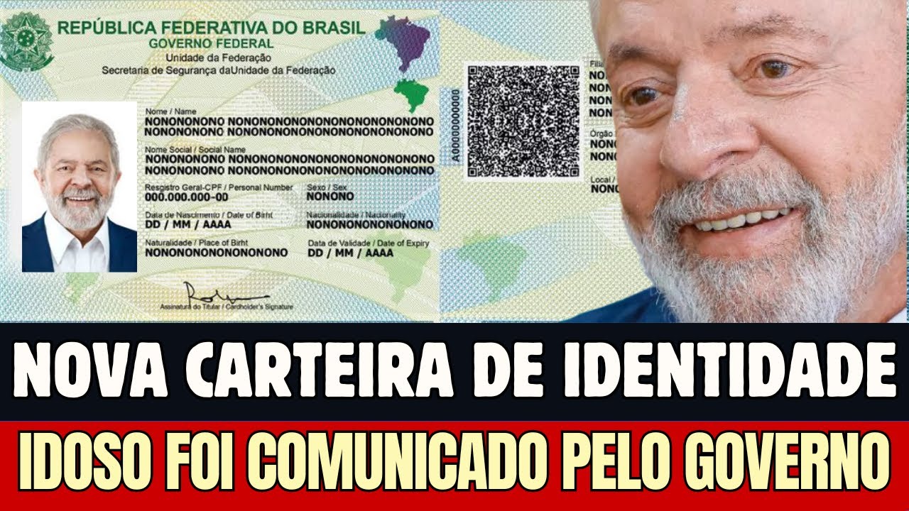 GOVERNO NOTIFICOU QUEM AINDA N&Atilde;O TIROU A NOVA CARTEIRA DE IDENTIDADE NOVO RG 2025